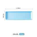 Axyaa Colorful Ceramic Rectangular Snack Plate & Storage Tray.