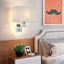 Axyaa LED Fabric Wall Lamp for Bedroom, Living Room, Dining Room