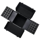 Makeup Train Case with Adjustable Dividers by Axyaa