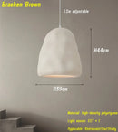 Axyaa Nordic Wabi Sabi LED Chandeliers Pendant Lamp for Dining Room & Bedroom Lighting