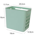 Wall-Mounted Laundry Basket Organizer by Axyaa: Small Dirty Clothes Storage Container