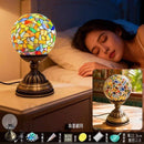 Axyaa Mosaic Flower Light Material Package Handmade Table Lamp