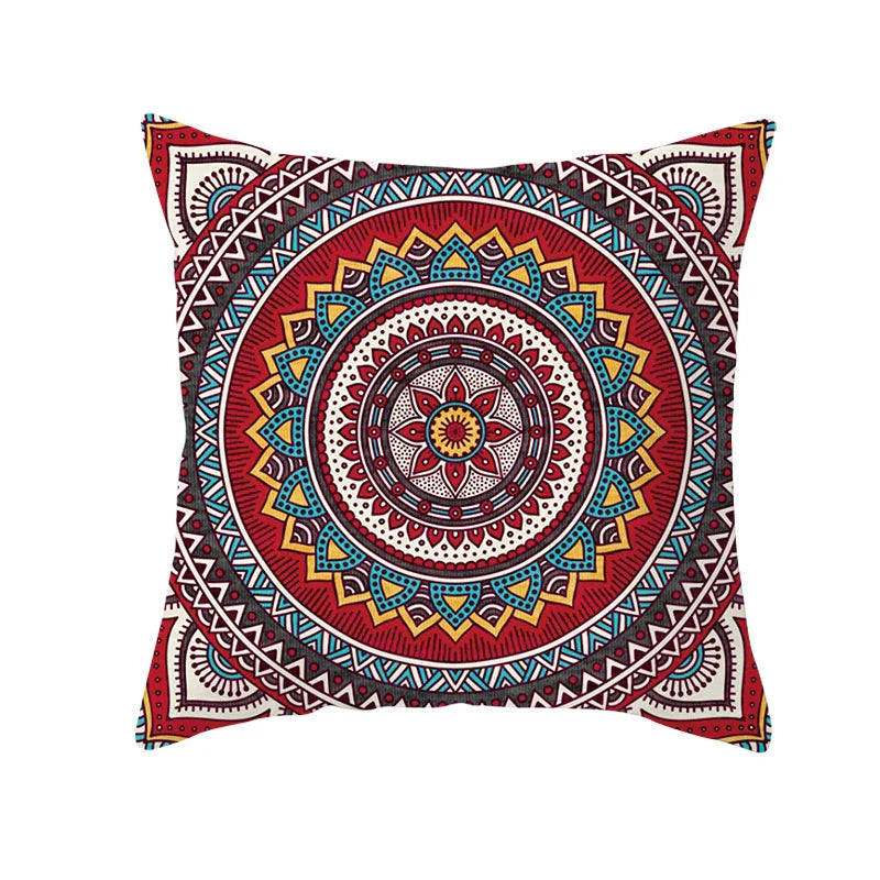 Axyaa Bohemian Geometric Polyester Pillowcase 45x45cm for Home Decor