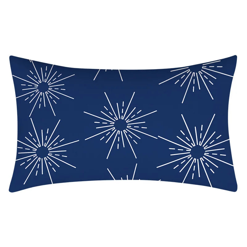 Axyaa Geometric Cushion Cover 30x50 Polyester Pillowcase for Home Decor