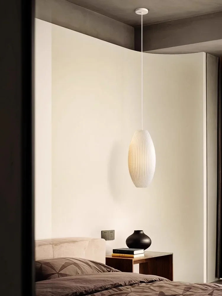 Axyaa Wabi Sabi Silk Pendant Lights - Nordic Style Chandelier for Home Decor