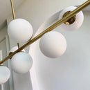 Axyaa Nordic Glass Magic Beans Chandelier - Creative Minimalism Lighting Fixtures