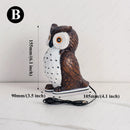Axyaa LED Owl Resin Desk Lamp for Children - Home Decor Bird Ornament