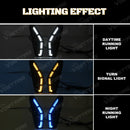 Axyaa Civic 2025 LED DRL Turn Signal Headlights White Yellow Blue Daylights