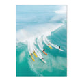Nordic Surfing Canvas Wall Art for Living Room Decoration by Axyaa