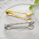 Axyaa Stainless Steel Mini Grill Tongs Ice Cube Sugar Tea Serving Clip