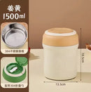 Axyaa Double-Layer Stainless Steel Bento Lunch Box & Vacuum Lifting Pot