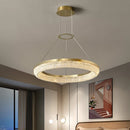 Axyaa Nordic Crystal LED Chandelier for Dining Kitchen Living Room
