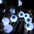 Axyaa LED Eyeball String Lights: Spooky Halloween Atmosphere Decor Lamp