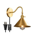 Axyaa Indoor LED Wall Lights with Pull Chain Switch for Bedroom and Living Room