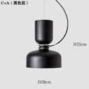Axyaa Nordic Designer Chandelier Iron Lampshade LED Pendant for Home Decor