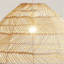 Axya Rattan Pendant Lights: Modern Chinese Style LED Fixtures for Living Room and Bedroom