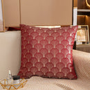 Axyaa Geometric Jacquard Square Cushion Cover 45x45 Polyester Throw Pillowcase