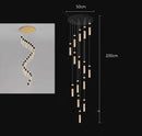 Axyaa Modern LED Pendant Chandelier for Staircase & Living Room Lighting
