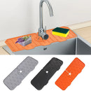 Axya Silicone Faucet Mat: Sink Sponge Drain Rack, Splash Catcher & Countertop Protector