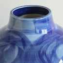 Axyaa Blue-White Porcelain Vase, Ceramic Home Decor Piece and Flower Arrangement Vase