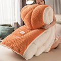 Axyaa Velvet Coral Fleece Queen Weighted Blanket: Soft & Cozy Winter Comforter