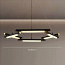 Axyaa Iron Lampshade Chandelier, Modern Bedroom Decor Pendant Light