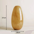 Axyaa Imitation Jade Glass Vase for Flowers Arrangement and Room Decoration