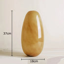 Axyaa Imitation Jade Glass Vase for Flowers Arrangement and Room Decoration