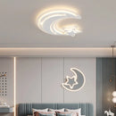 Axyaa Star Moon LED Ceiling Lights for Living Room Bedroom