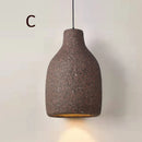 Axyaa Retro Dark Red Hanging Lamp for Bedroom and Coffee Shop