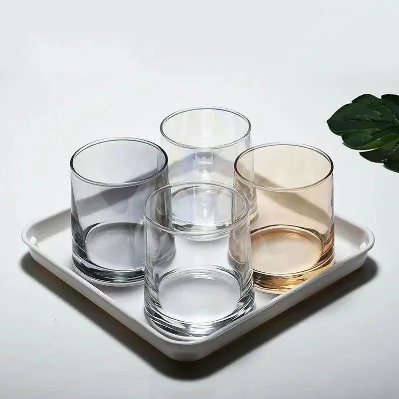 Axyaa 270ML Glass Mug - Modern Simple Style for Tea, Coffee, Juice & Water