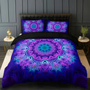 Axyaa Bohemian Mandala Duvet Cover Set - Soft, Breathable, HD Printing Bedding Set