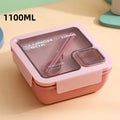 Axyaa Portable Lunch Box with Tableware and Thermal Bag - Complete Kit