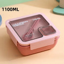 Axyaa Portable Lunch Box with Tableware and Thermal Bag - Complete Kit