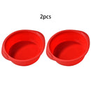 Silicone Baking Tray Set for Household Oven by Axyaa: Easy Demold, Rectangular & Square Cake Mold