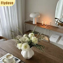 Axyaa Marble Desk Lamp: Luxe Designer Decor for Bedroom, Living Room, Study, Hotel