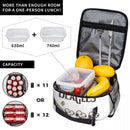 Axyaa Beagles Lunch Bag - Woodstock Print Thermal Cooler Lunch Box
