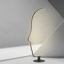 Axyaa Modern Human Face Design LED Floor Lamp for Home Bedroom and Living Room