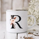 Enamel Creative Coffee Cups Vintage Design by Axyaa