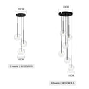 Axyaa Glass Ball Chandelier: Luxury Pendant Lighting for Lobby, Restaurant Decor, Stairs & Dining Room