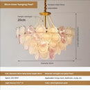 Axyaa Elegant Crystal LED Ceiling Chandelier - French Design for Home and Hospitality