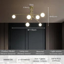 Axyaa Black LED Ceiling Chandelier for Bedroom Living Room Dining Room