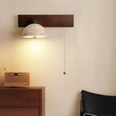 Axyaa LED Wall Lights: Mid Century Modern, Pull Chain Switch, Adjustable Angle, Living Room, Bedside Lamps