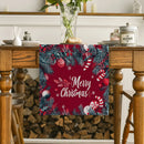 Axyaa Rustic Christmas Fir Table Runner for Dining Decorations and Events