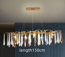 Axyaa Colorful Crystal Chandelier: Modern Luxury Italian Style Nordic Art Lamp