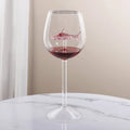 Axyaa 10oz 3D Shark Red Wine Goblet Cup in Pink, White, Blue, Grey