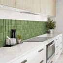 Axyaa Decorative 3D Tile Sticker Peel Stick Backsplash Kitchen Wall Panel Waterproof