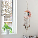Axyaa Moon Crystal Pendant Sun Catcher Garden Car Decoration