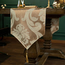Axyaa Luxury Embroidered Jacquard Table Runner for Home and Restaurant Tables