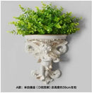 Axyaa Music Angel Resin Vase Wall Sticker Ornaments for Home Livingroom Wall Decoration
